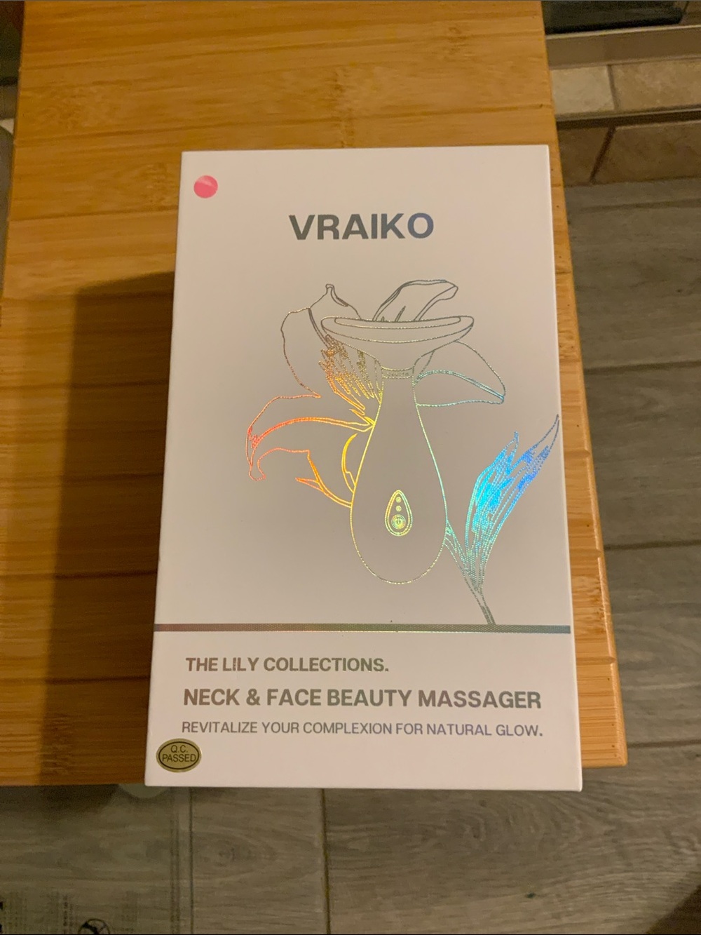 White Neck & Face Beauty Massager - Lily Collection